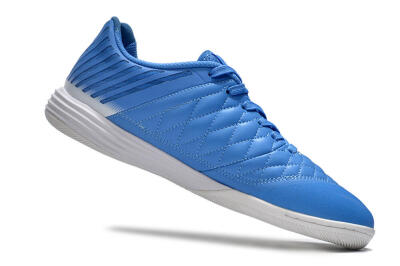 Men's Nike Lunar Gato 2 IC Football Shoes - Blue/White