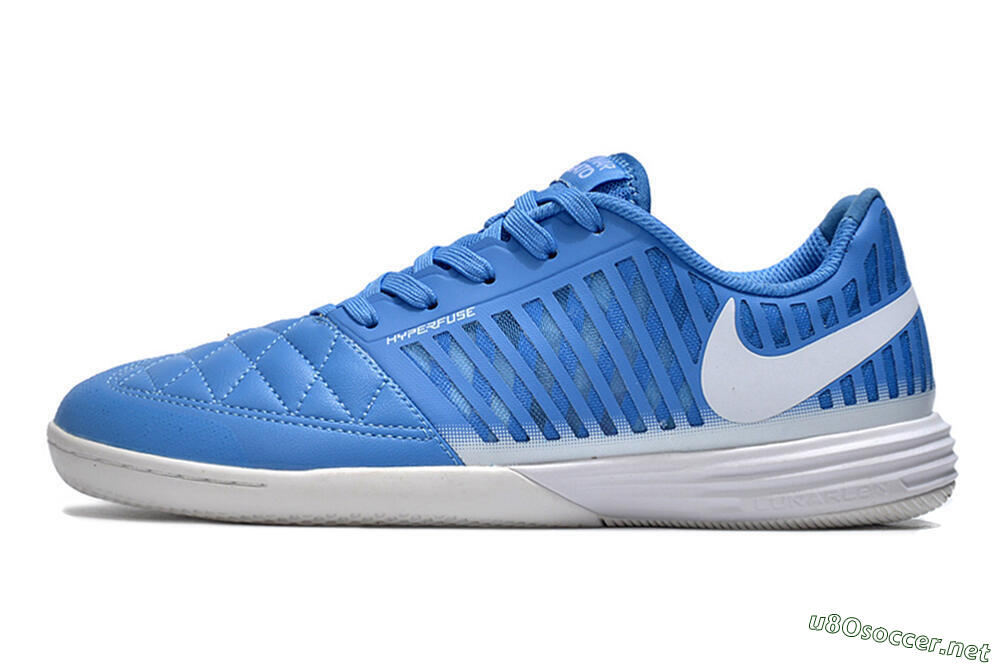 Men's Nike Lunar Gato 2 IC Football Shoes - Blue/White 0