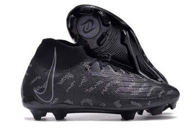 Unisex Nike Phantom Luna Elite FG Football Boots - Black/Grey
