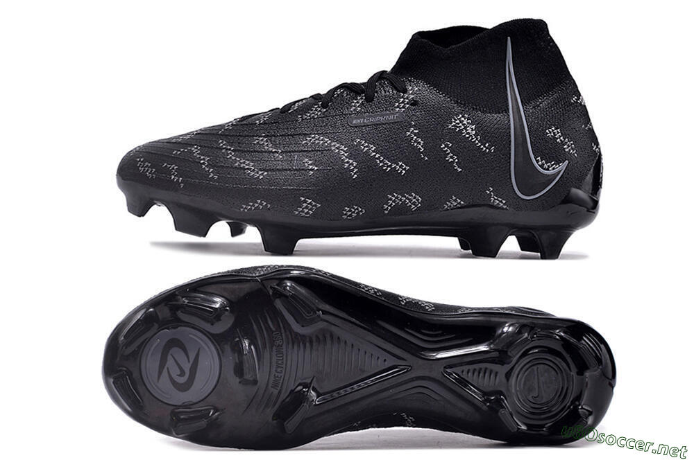 Unisex Nike Phantom Luna Elite FG Football Boots - Black/Grey 1