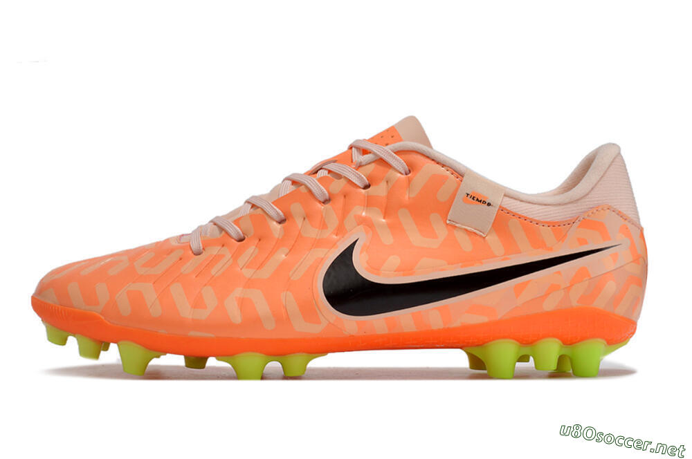 Men's Nike Tiempo Legend 10 Academy AG Football Boots - Orange/Pink/Black 0