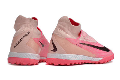 Men's Nike Phantom GX Elite DF Link TF Football Shoes - Pink/Black/White