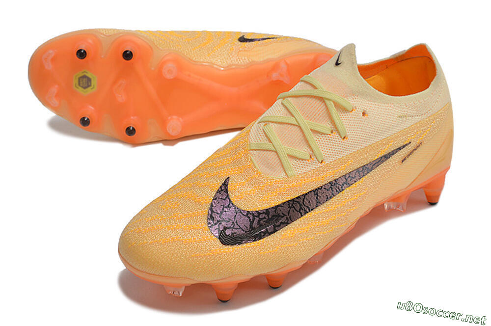 Men's Nike Phantom GX Elite Link Pro SG Football Boots - Orange/Pink/Black 3