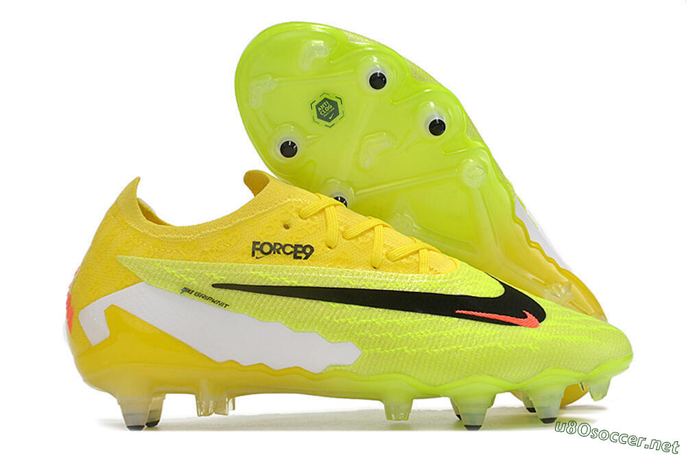 Men's Nike Phantom GX Elite Link Pro SG Football Boots - Yellow/Green/Black/White 2