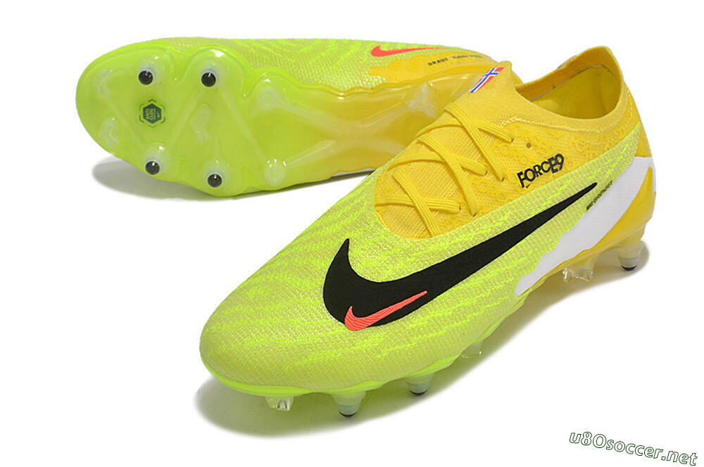 Men's Nike Phantom GX Elite Link Pro SG Football Boots - Yellow/Green/Black/White 3
