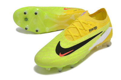 Men's Nike Phantom GX Elite Link Pro SG Football Boots - Yellow/Green/Black/White