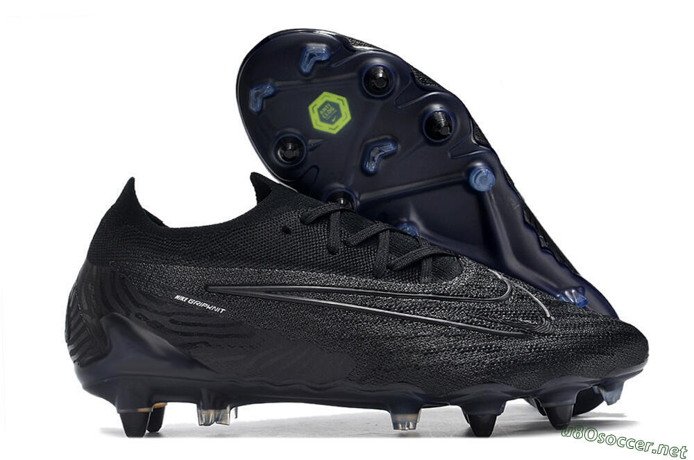 Men's Nike Phantom GX Elite Link Pro SG Football Boots - Black/Blue 2