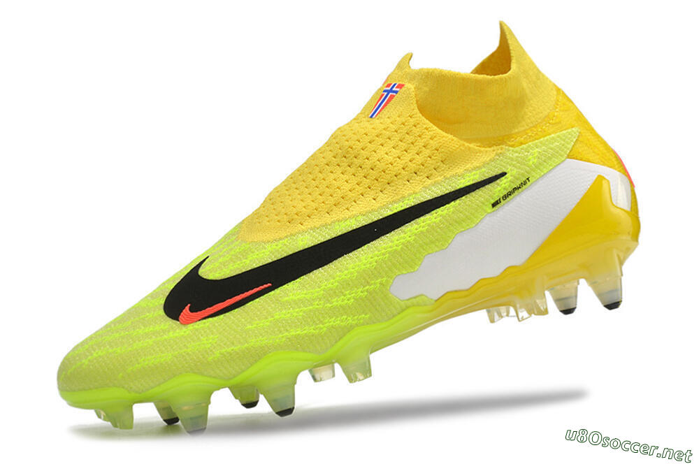 Men's Nike Phantom GX Elite DF Link Pro SG Football Boots - Yellow/Green/Black/White 5