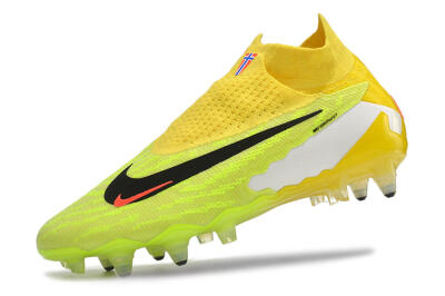 Men's Nike Phantom GX Elite DF Link Pro SG Football Boots - Yellow/Green/Black/White