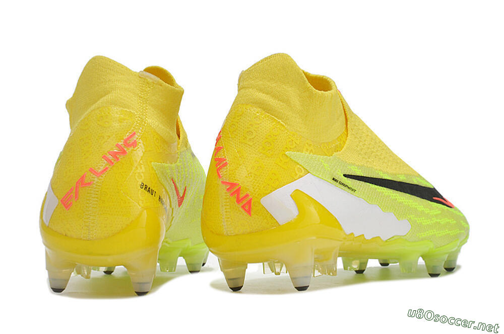 Men's Nike Phantom GX Elite DF Link Pro SG Football Boots - Yellow/Green/Black/White 6