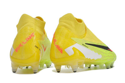 Men's Nike Phantom GX Elite DF Link Pro SG Football Boots - Yellow/Green/Black/White