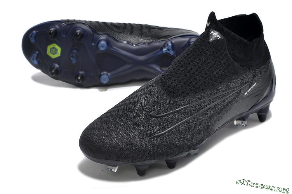 Men's Nike Phantom GX Elite DF Link Pro SG Football Boots - Black/Blue 3