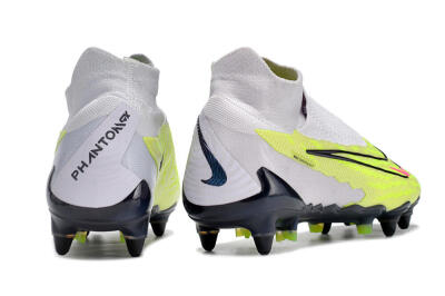 Men's Nike Phantom GX Elite DF Link Pro SG Football Boots - White/Green/Black