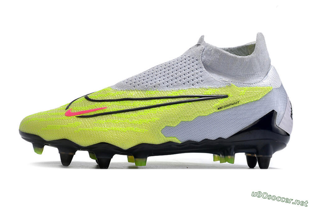 Men's Nike Phantom GX Elite DF Link Pro SG Football Boots - White/Green/Black 0