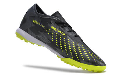 Men's Adidas Predator Accuracy.3 TF Football Shoes - Black/Green/White