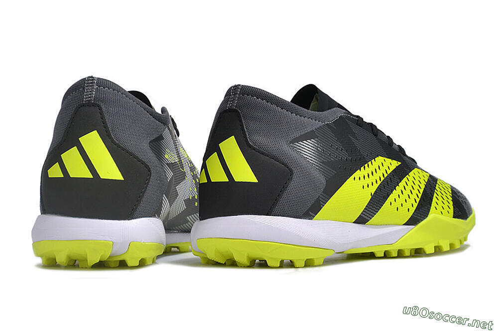 Men's Adidas Predator Accuracy.3 TF Football Shoes - Black/Green/White 6