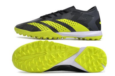 Men's Adidas Predator Accuracy.3 TF Football Shoes - Black/Green/White