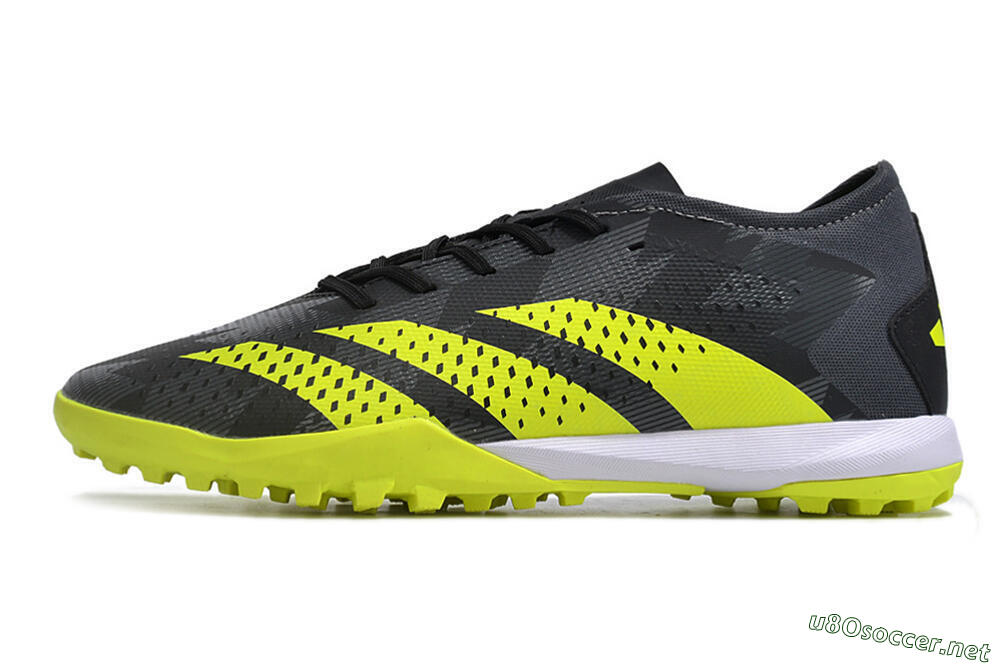 Men's Adidas Predator Accuracy.3 TF Football Shoes - Black/Green/White 0