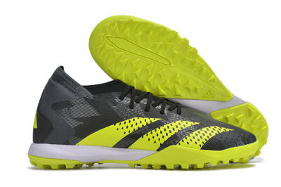 Men's Adidas Predator Accuracy.3 TF Football Shoes - Black/Green/White