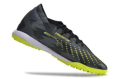 Men's Adidas Predator Accuracy.3 TF Football Shoes - Black/Green/White