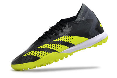 Men's Adidas Predator Accuracy.3 TF Football Shoes - Black/Green/White