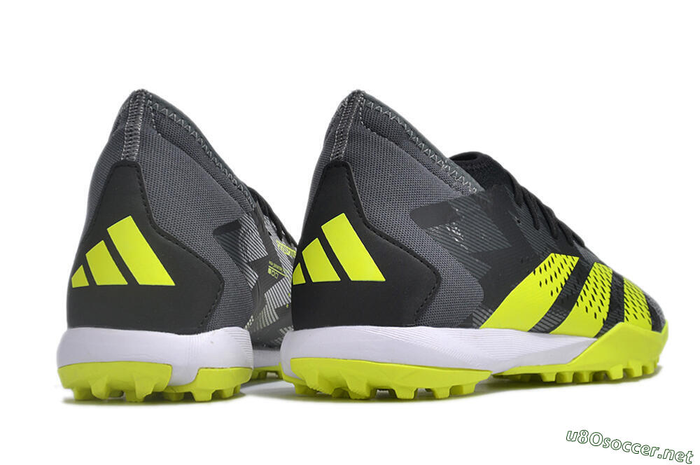Men's Adidas Predator Accuracy.3 TF Football Shoes - Black/Green/White 6