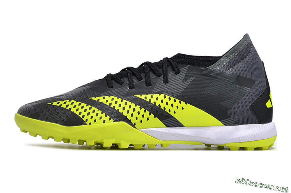 Men's Adidas Predator Accuracy.3 TF Football Shoes - Black/Green/White 0