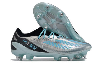 Men's Adidas X Speedportal.1 SG Football Boots - Silver/Black/Blue