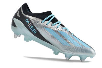Men's Adidas X Speedportal.1 SG Football Boots - Silver/Black/Blue