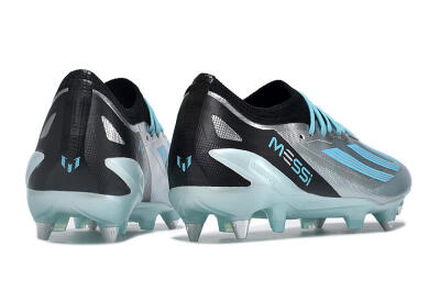 Men's Adidas X Speedportal.1 SG Football Boots - Silver/Black/Blue
