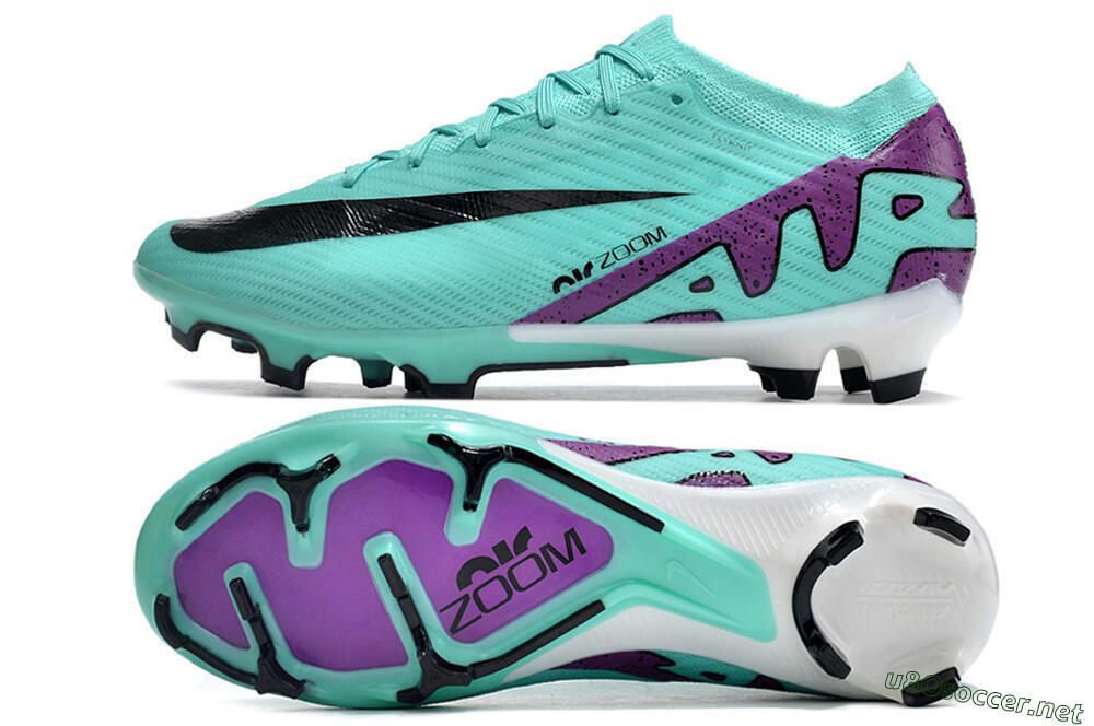 Men's Nike Air Zoom Mercurial Vapor 15 Elite FG Football Boots - Blue/Purple/Black 1
