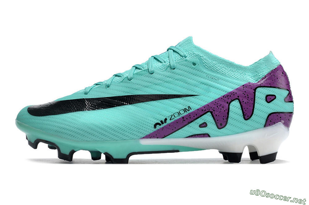 Men's Nike Air Zoom Mercurial Vapor 15 Elite FG Football Boots - Blue/Purple/Black 0