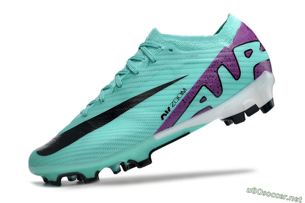Men's Nike Air Zoom Mercurial Vapor 15 Elite FG Football Boots - Blue/Purple/Black 5