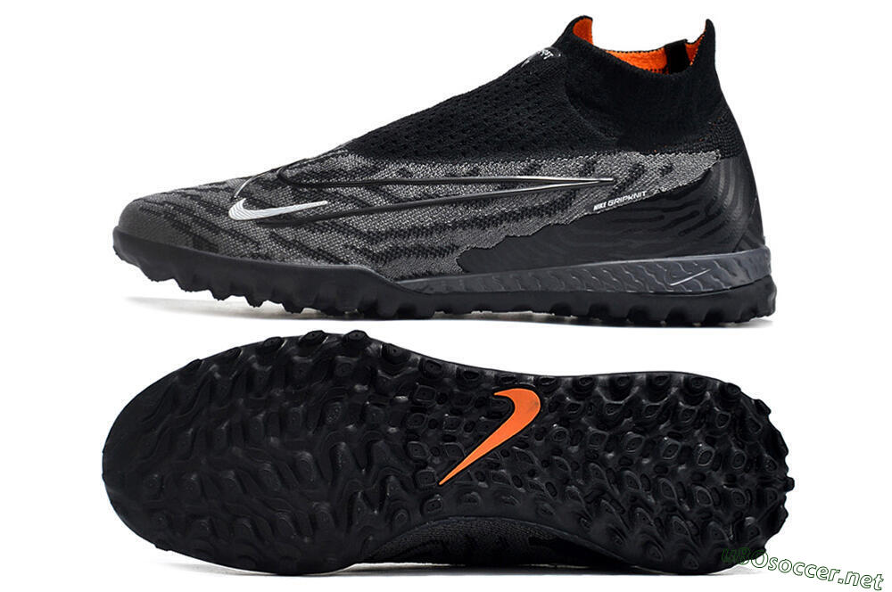 Unisex Nike Phantom GX Elite DF Link TF Football Shoes - Black/White 1