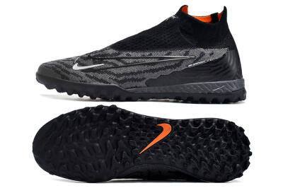 Unisex Nike Phantom GX Elite DF Link TF Football Shoes - Black/White