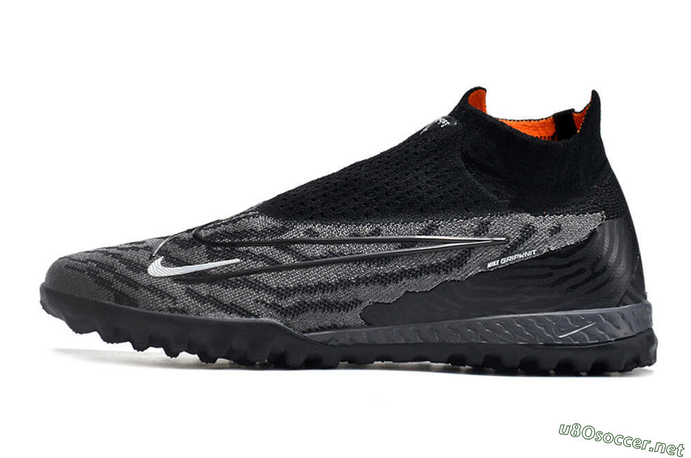 Unisex Nike Phantom GX Elite DF Link TF Football Shoes - Black/White 0