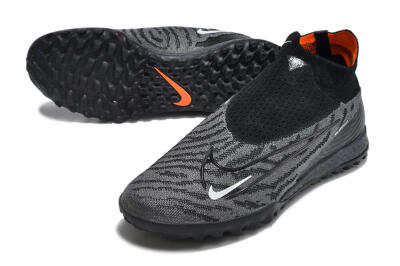 Unisex Nike Phantom GX Elite DF Link TF Football Shoes - Black/White