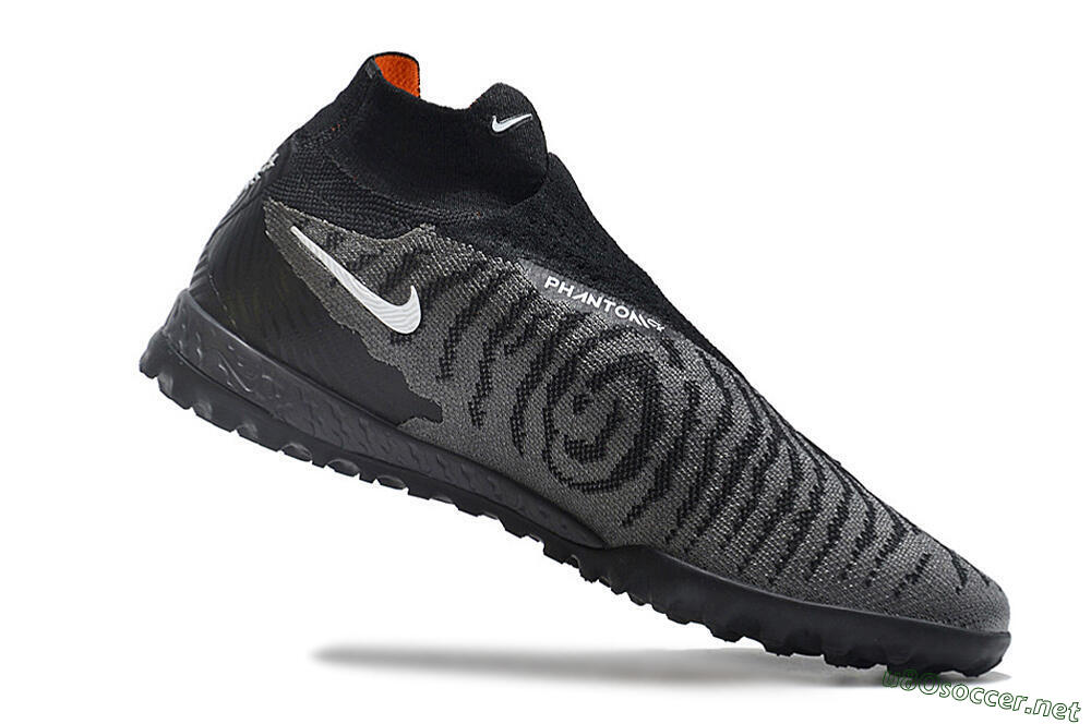 Unisex Nike Phantom GX Elite DF Link TF Football Shoes - Black/White 4