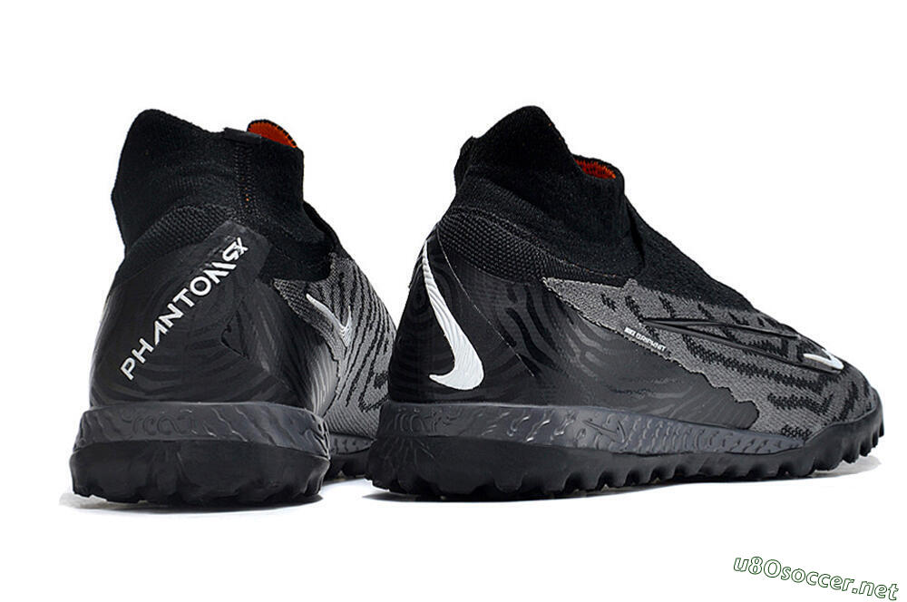 Unisex Nike Phantom GX Elite DF Link TF Football Shoes - Black/White 6