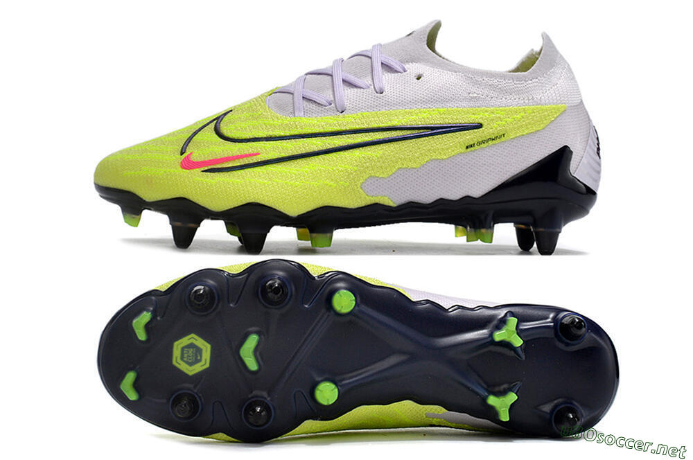 Men's Nike Phantom GX Elite SG Football Boots - Grey/Yellow/Black 1