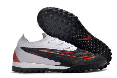 Men's Nike Phantom GX Elite TF Football Shoes - Black/White/Red