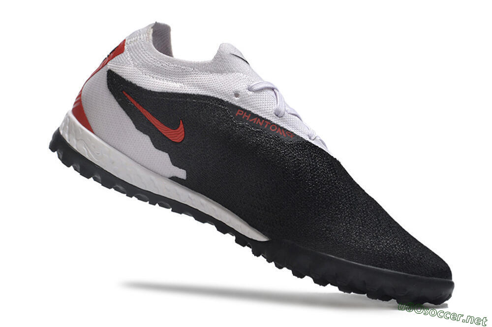 Men's Nike Phantom GX Elite TF Football Shoes - Black/White/Red 4