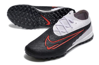 Men's Nike Phantom GX Elite TF Football Shoes - Black/White/Red