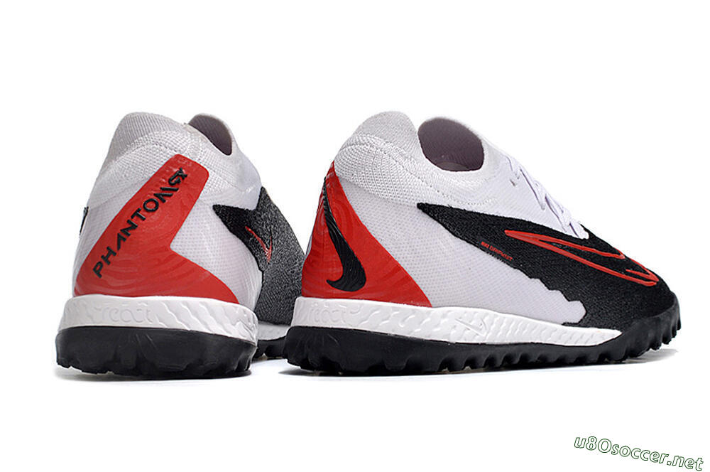 Men's Nike Phantom GX Elite TF Football Shoes - Black/White/Red 6