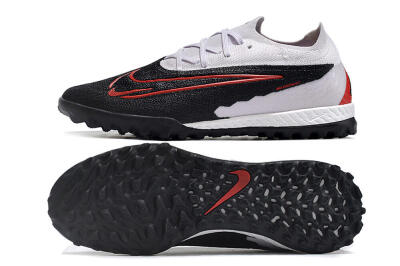 Men's Nike Phantom GX Elite TF Football Shoes - Black/White/Red