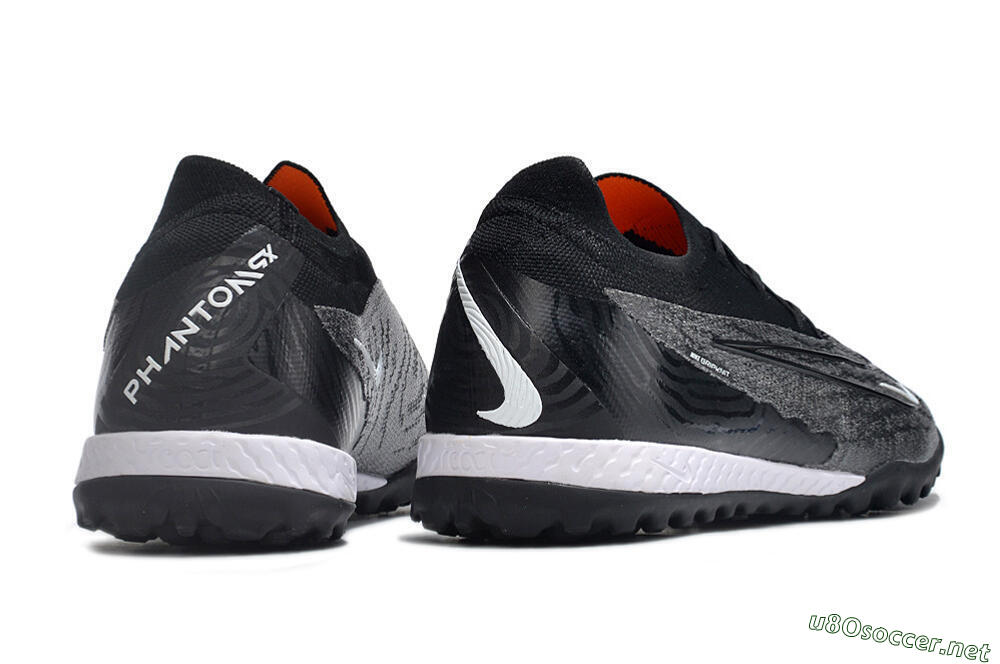 Men's Nike Phantom GX Elite TF Football Shoes - Black/White/Grey 6