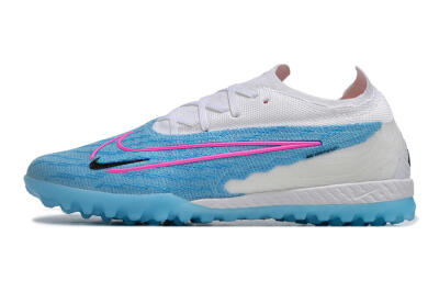 Men's Nike Phantom GX Elite TF Football Shoes - Blue/White/Pink