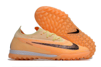 Men's Nike Phantom GX Elite TF Football Shoes - Orange/Pink/Black
