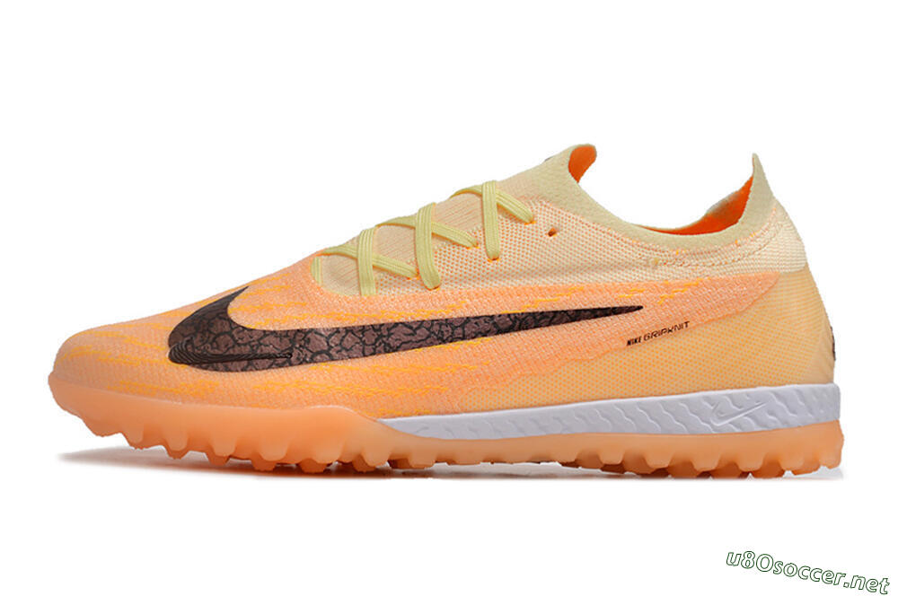 Men's Nike Phantom GX Elite TF Football Shoes - Orange/Pink/Black 0