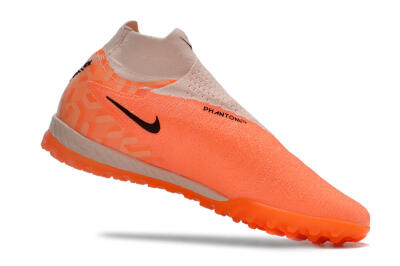 Men's Nike Phantom GX Elite DF Link TF Football Shoes - Orange/Pink/Black/Purple